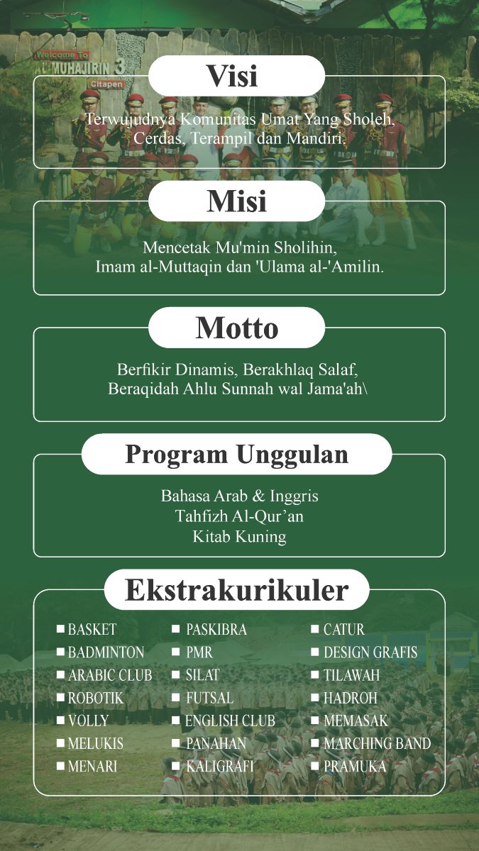 PSB PONDOK PESANTREN AL-MUHAJIRIN 3 PURWAKARTA